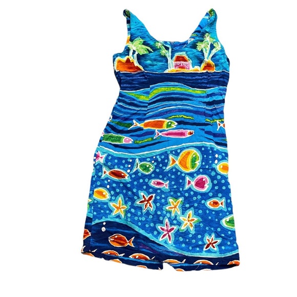Jams World Dresses Vintage Jams World Dress Island Fish Beach